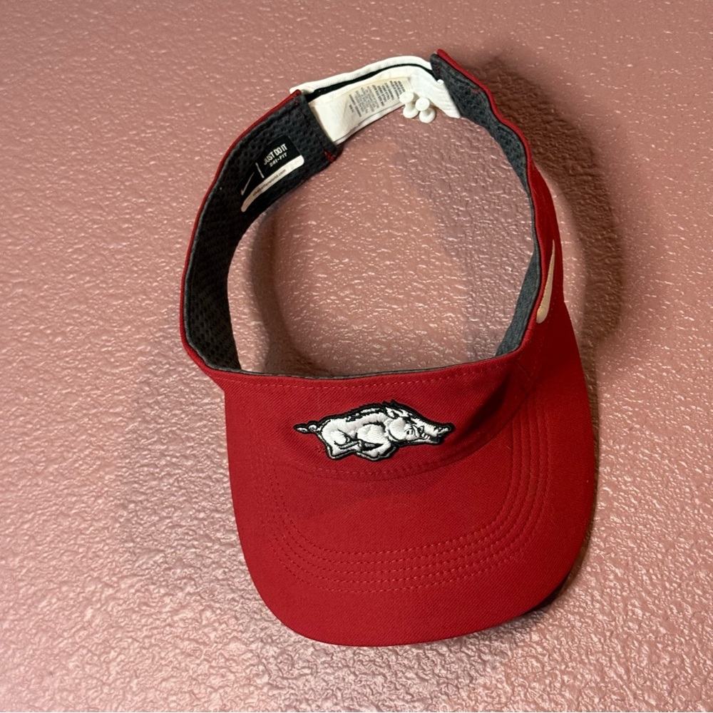 Nike Dri-Fit Red Arkansas Razorbacks Visor